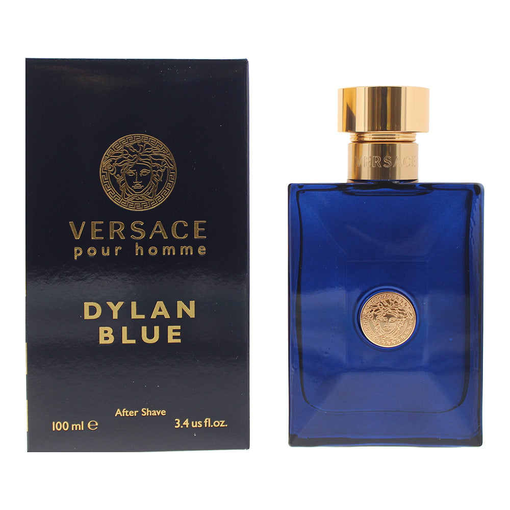Versace Pour Homme Dylan Blue Aftershave Lotion 100ml Splash - Glow Empire