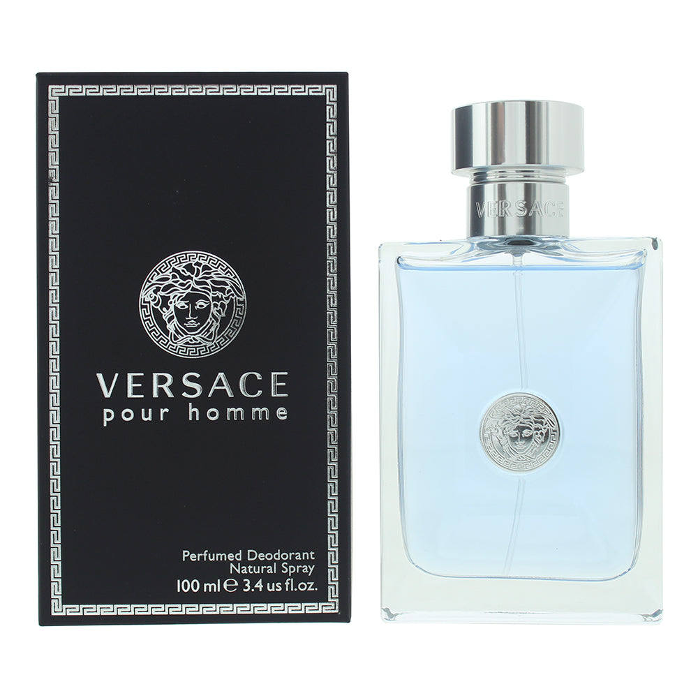 Versace Pour Homme Perfumed Deodorant Spray 100ml - Glow Empire