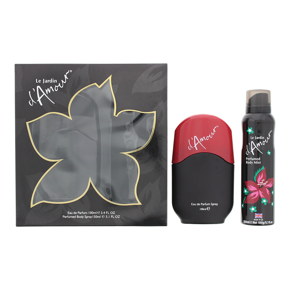 Eden Classic Le Jardin d'Amour Romance is in the Air 2-Piece Gift Set (Eau de Parfum 100ml, Body Spray 150ml) - Glow Empire