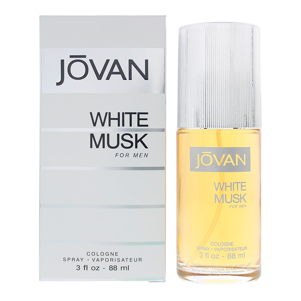 Jovan White Musk Eau De Cologne 88ml Spray  - Glow Empire