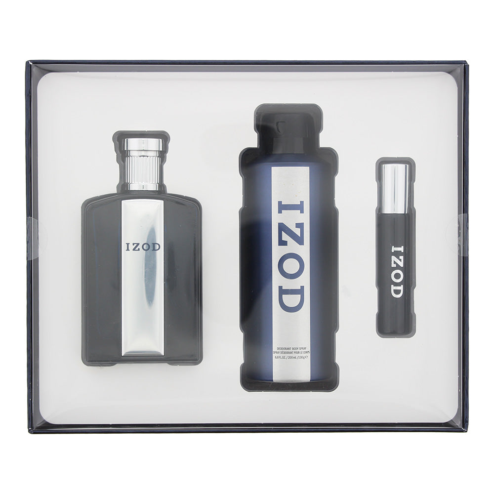 Izod Izod Gift Set 125ml EDT + 15ml EDT + 200ml Body - Glow Empire