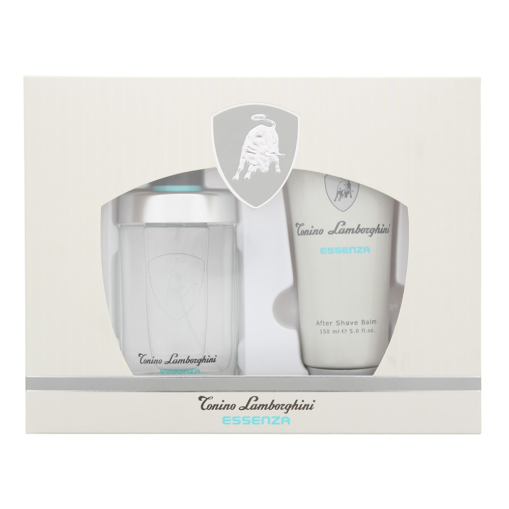 Lamborghini Essenza Gift Set 75ml EDT + 150ml Aftershave Balm - Glow Empire