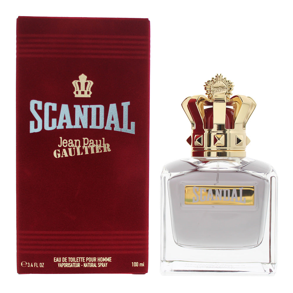 Jean Paul Gaultier Scandal Pour Homme Eau de Toilette 100ml Refillable Spray - Glow Empire