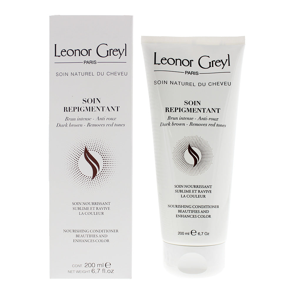 Leonor Greyl Soin Repigmant Color-Enhancing Conditioner 200ml - Dark Brown - Glow Empire