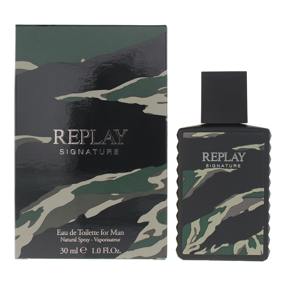 Replay Signature for Man Eau de Toilette 30ml - Glow Empire