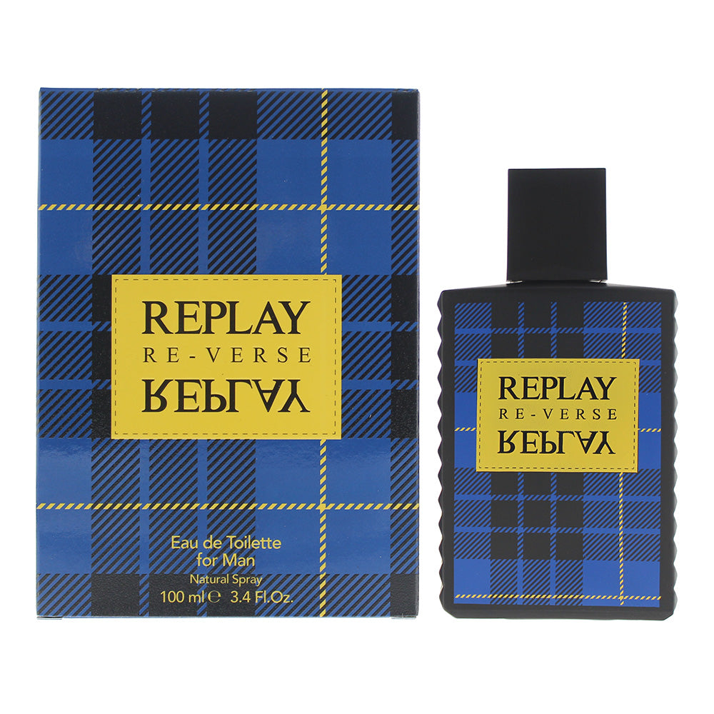 Replay Signature Reverse Eau de Toilette 100ml Spray - Glow Empire