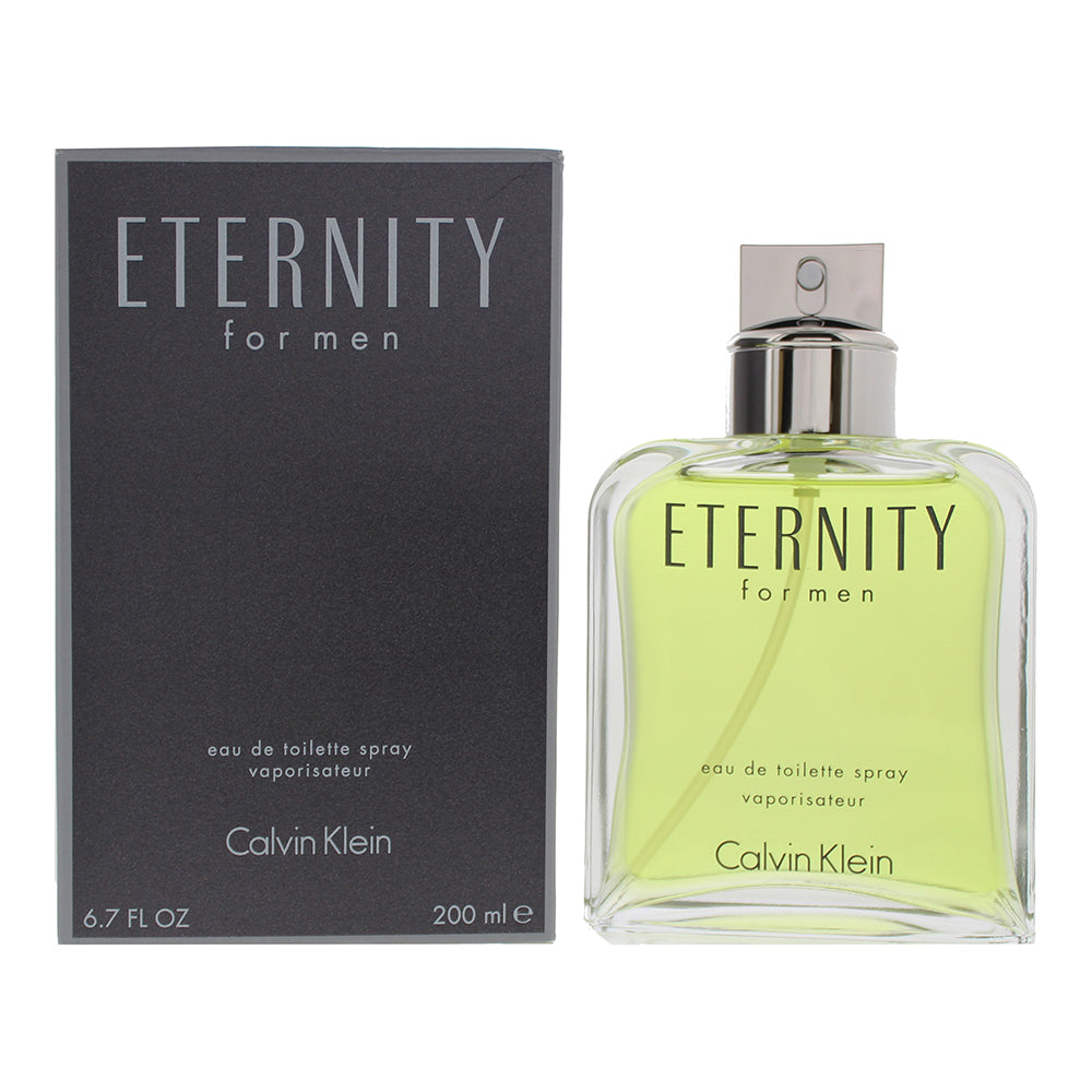 Calvin Klein Eternity for Men Eau de Toilette 200ml - Glow Empire