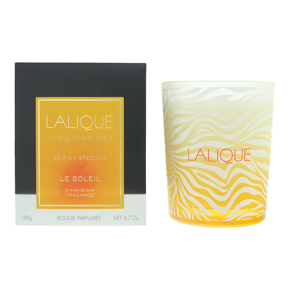 Lalique Candle 190g - Le Soleil Chiang Mai - Glow Empire