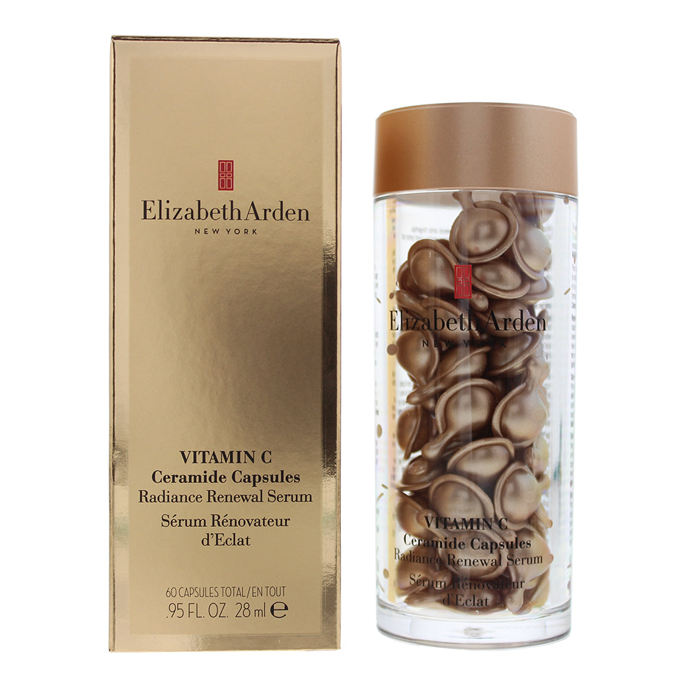 Elizabeth Arden Vitamin C Ceramide Capsules Radiance Renewal Serum 60 Capsules Total 28ml - Glow Empire
