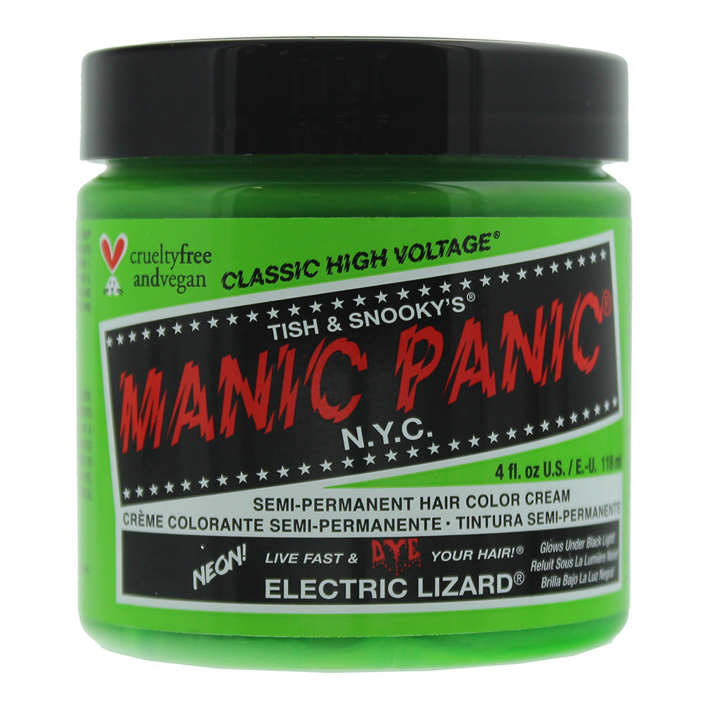 Manic Panic Classic High Voltage Electric Lizard Semi-Permanent Hair Color Cream 118ml - Glow Empire