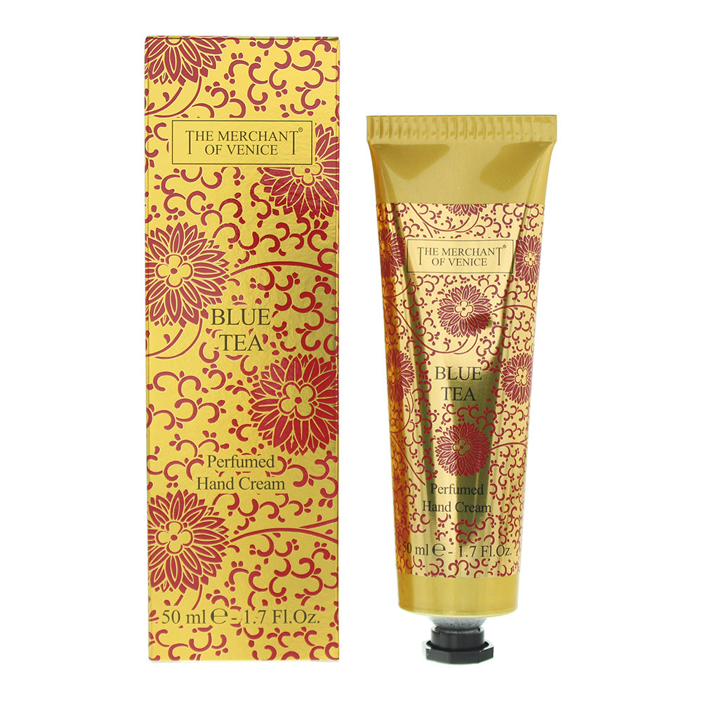 The Merchant of Venice Blue Tea Perfumed Hand Cream 50ml - Glow Empire
