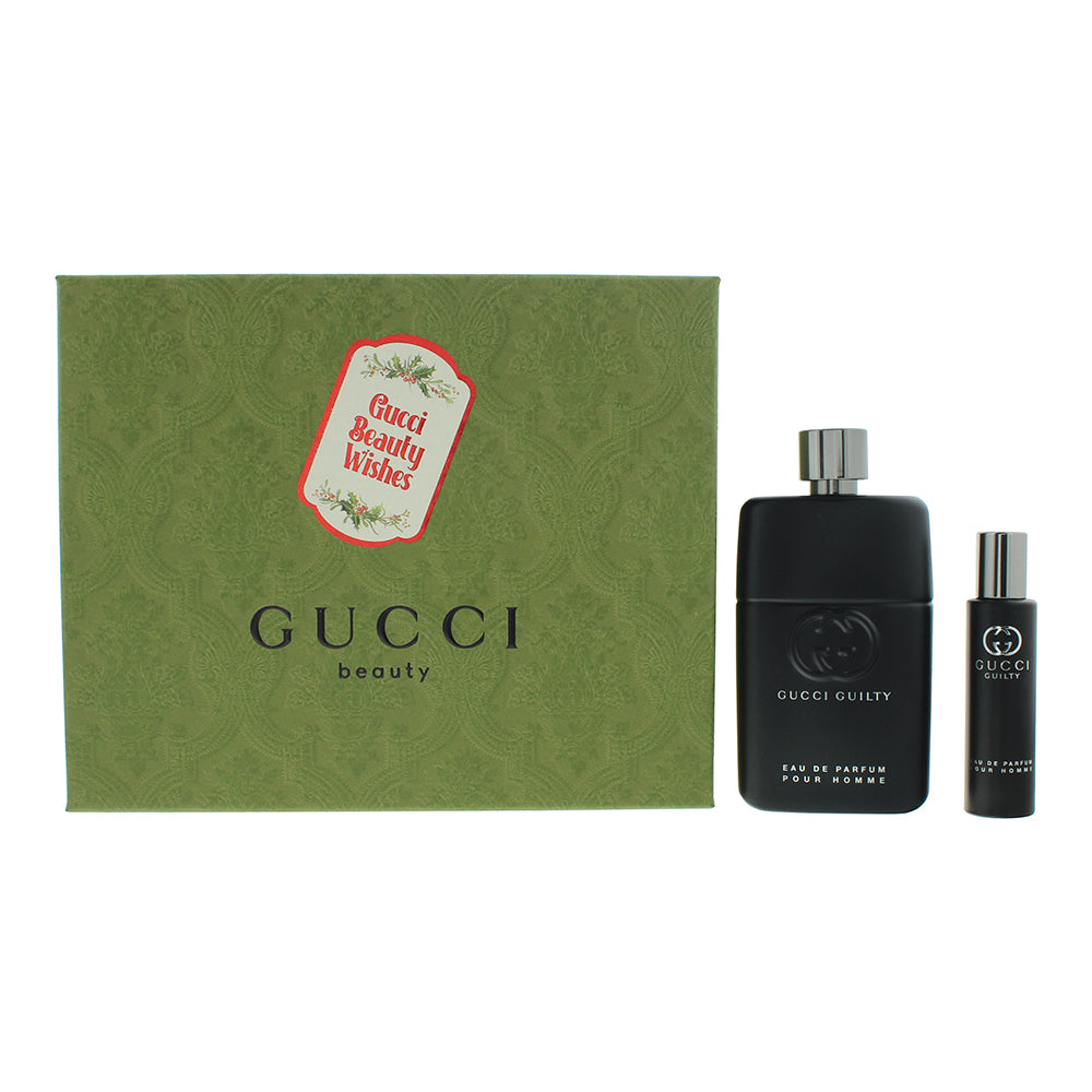 Gucci Guilty Pour Homme 2 Piece Gift Set: Eau de Parfum 90ml - Eau de Parfum 15ml - Glow Empire