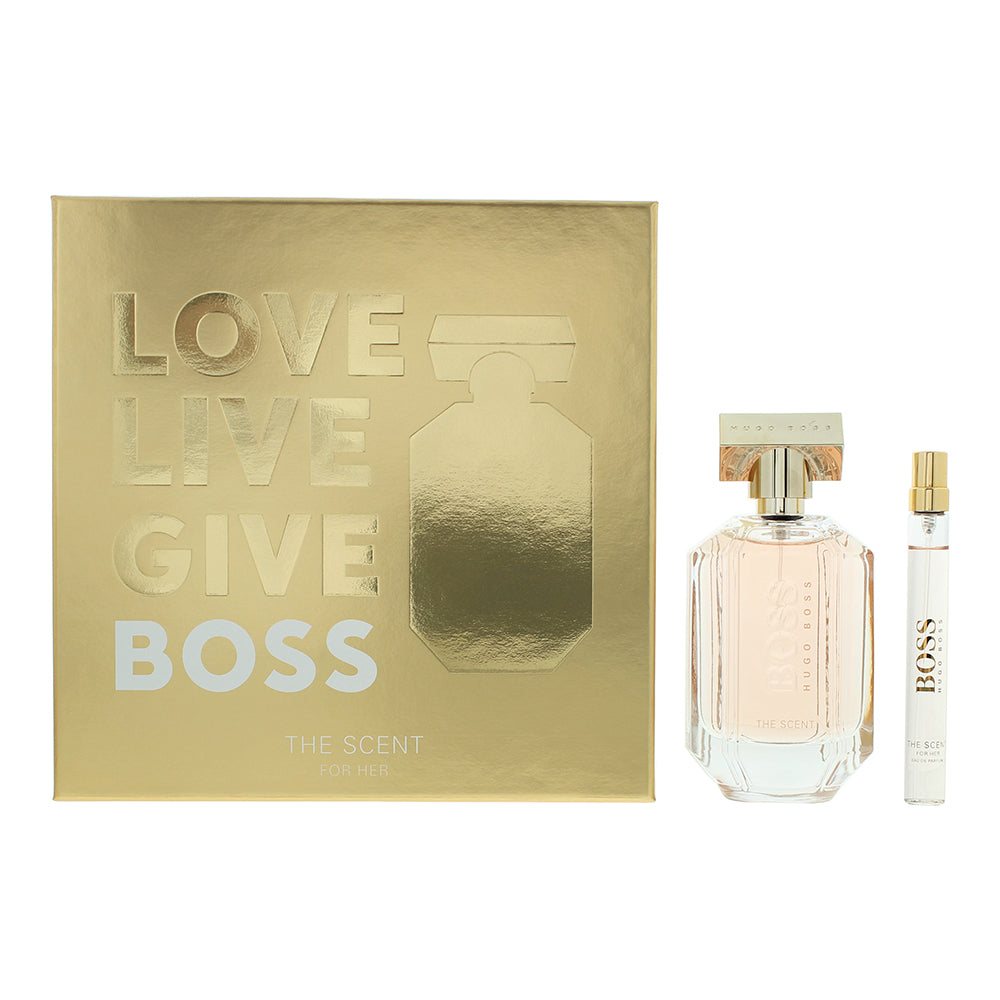 Hugo Boss The Scent for Her Gift Set 100ml EDP + 10ml EDP - Glow Empire
