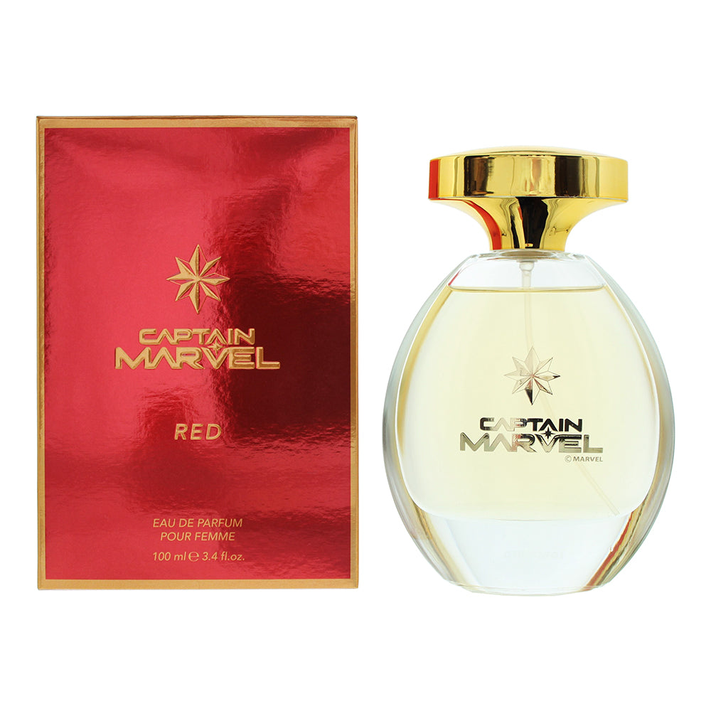 Marvel Captain Marvel Red Eau de Toilette 100ml - Glow Empire