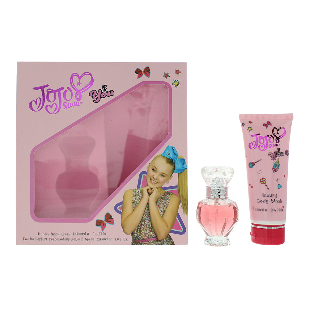 Jojo Siwa Be You 2-Piece Gift Set (Eau de Parfum 30ml, Luxury Body Wash 100ml) - Glow Empire