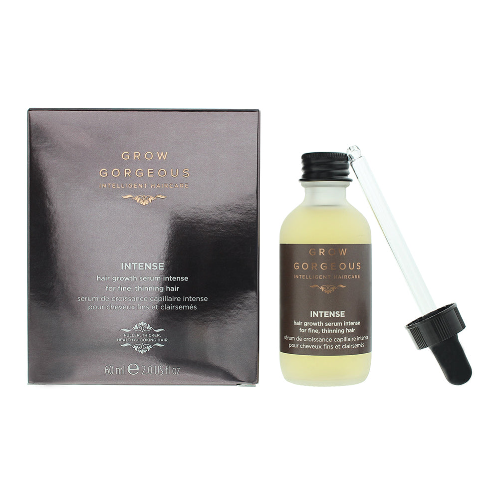 Grow Gorgeous Intense Growth Hair Serum 60ml for Fine Thinning Hair - Glow Empire