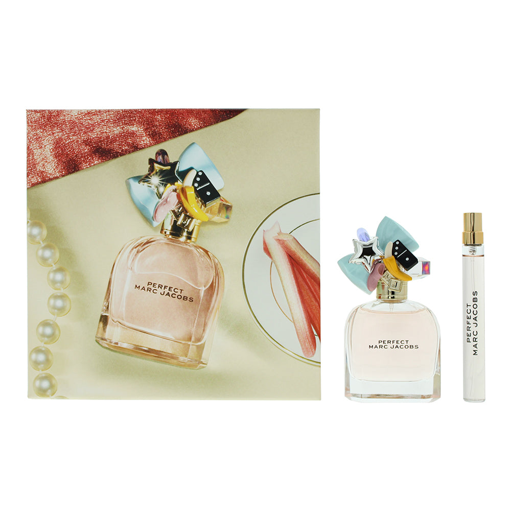Marc Jacobs Perfect Gift Set 50ml EDP + 10ml EDP  - Glow Empire
