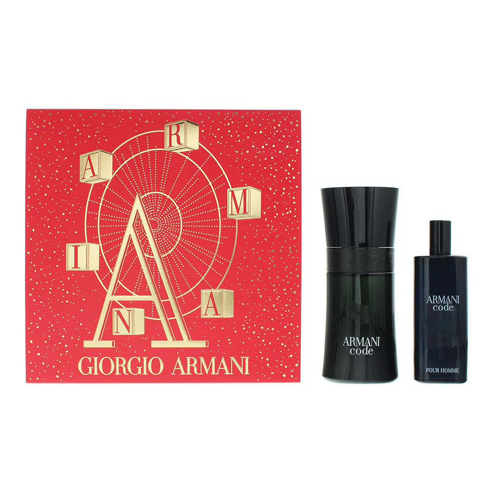 Giorgio Armani Code Gift Set 50ml EDT + 15ml EDT - Glow Empire