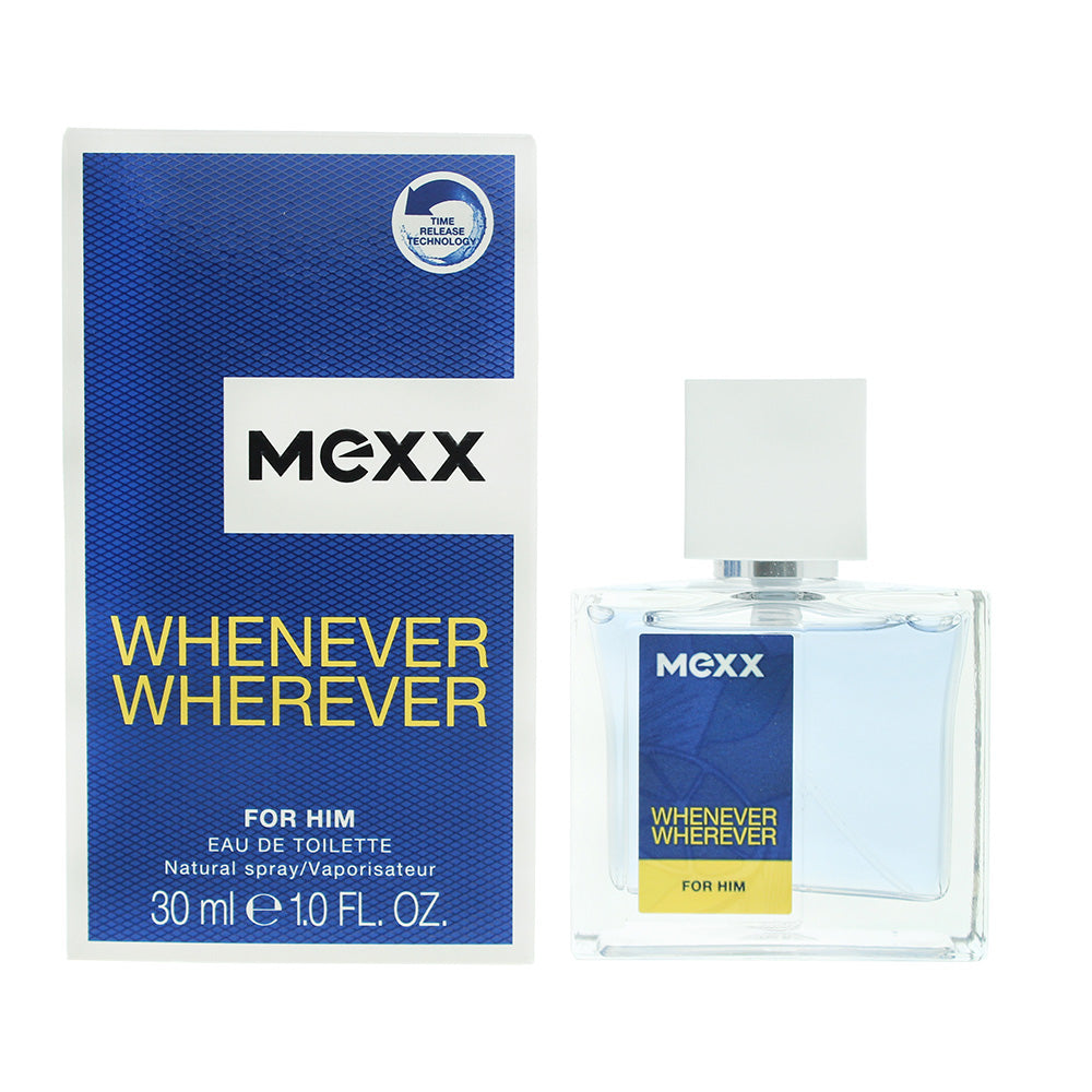 Mexx Whenever Wherever For Him Eau de Toilette 30ml Spray - Glow Empire