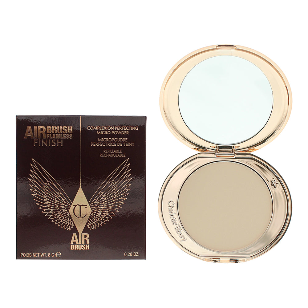 Charlotte Tilbury Airbrush Flawless Finish Pressed Powder 8g - 1 Fair - Glow Empire