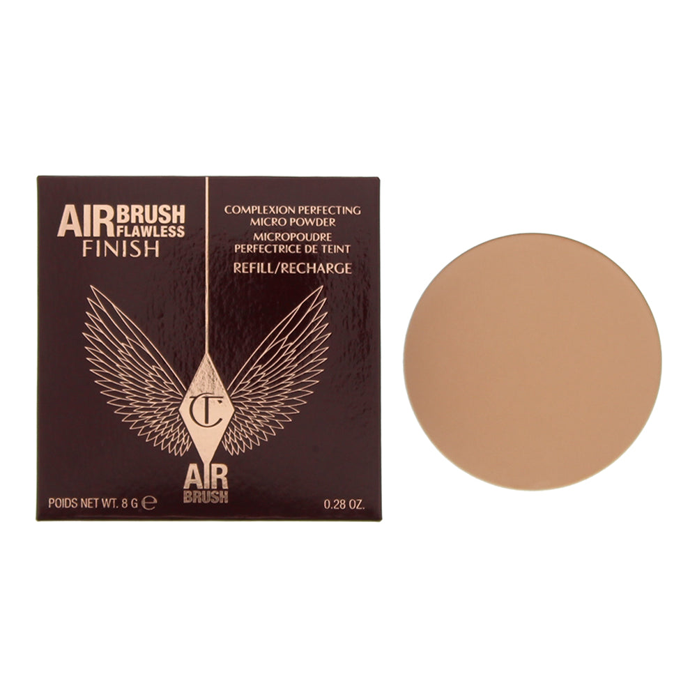 Charlotte Tilbury Airbrush Flawless Finish Pressed Powder Refill 8g - 3 Tan - Glow Empire