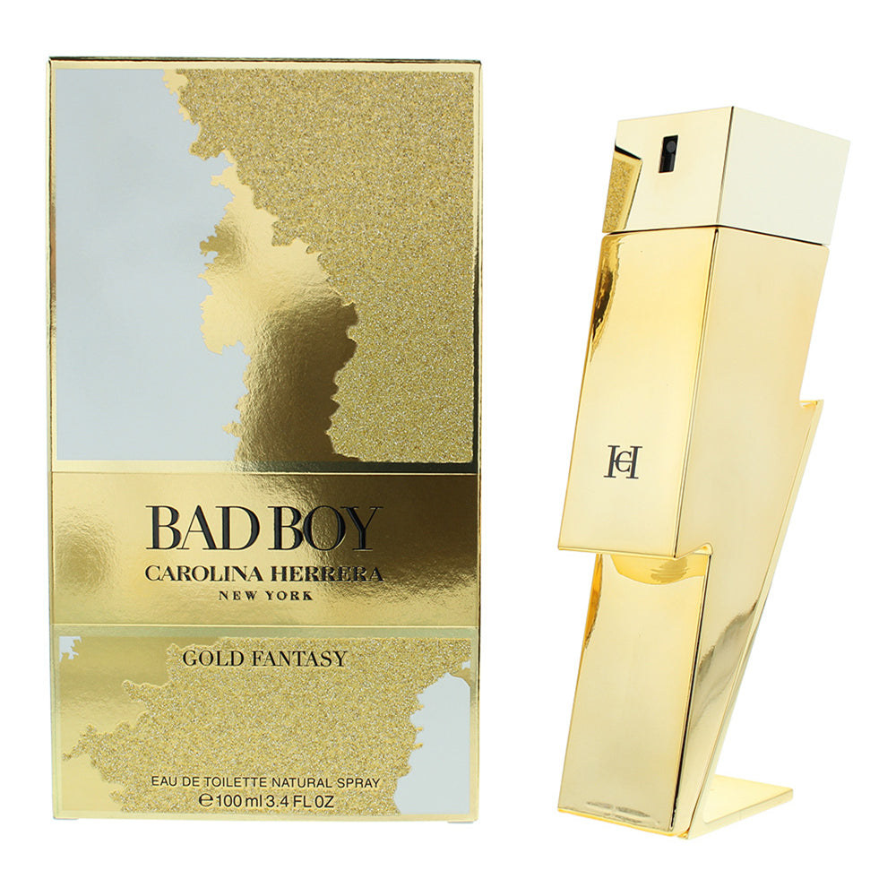 Carolina Herrera Bad Boy Gold Fantasy Eau de Toilette 100ml - Glow Empire