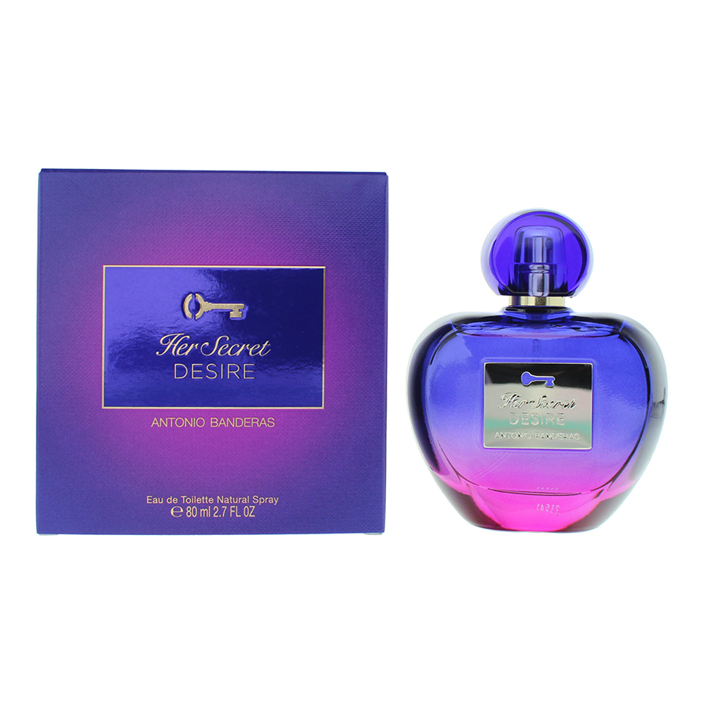 Antonio Banderas Her Secret Desire Eau de Toilette 80ml - Glow Empire