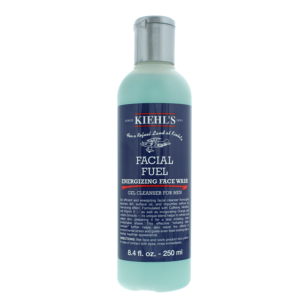 Kiehl's Facial Fuel Energizing Face Wash 250ml - Glow Empire