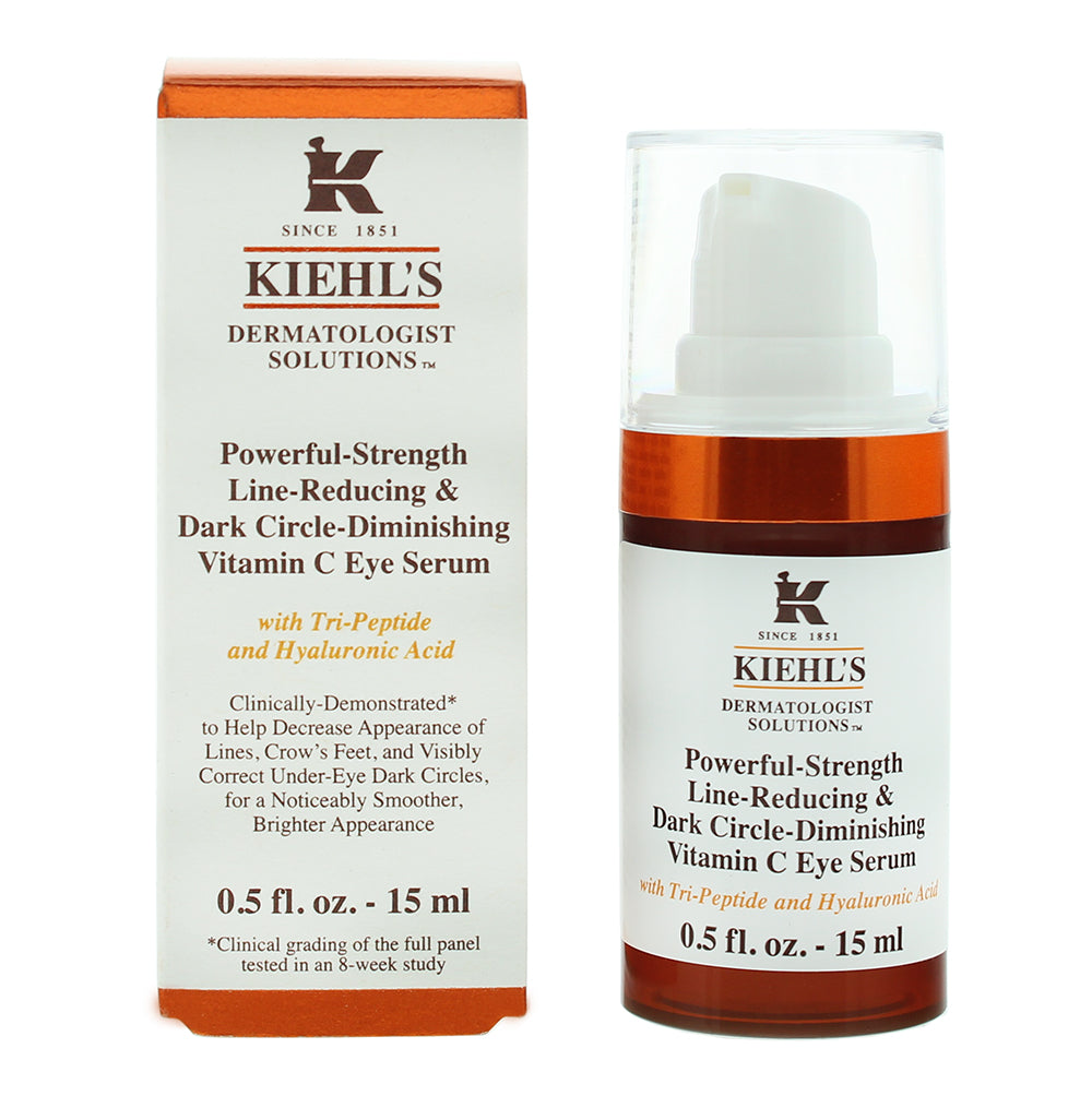 Kiehl's Powerful Strength Line-Reducing & Dark Circle-Diminishing Vitamin C Eye Serum 15ml - Glow Empire