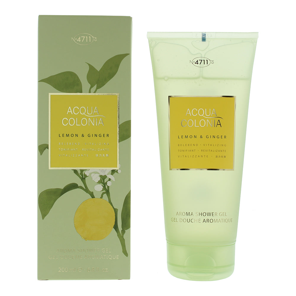 4711 Acqua Colonia Lemon & Ginger Shower Gel 200ml - Glow Empire
