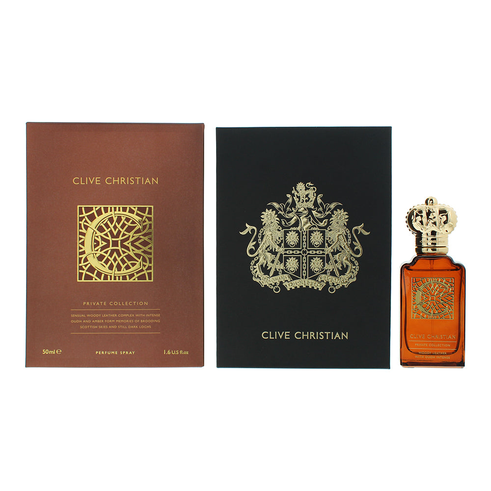 Clive Christian C for Men Woody Leather With Oudh Intense Perfume 50ml Spray - Glow Empire