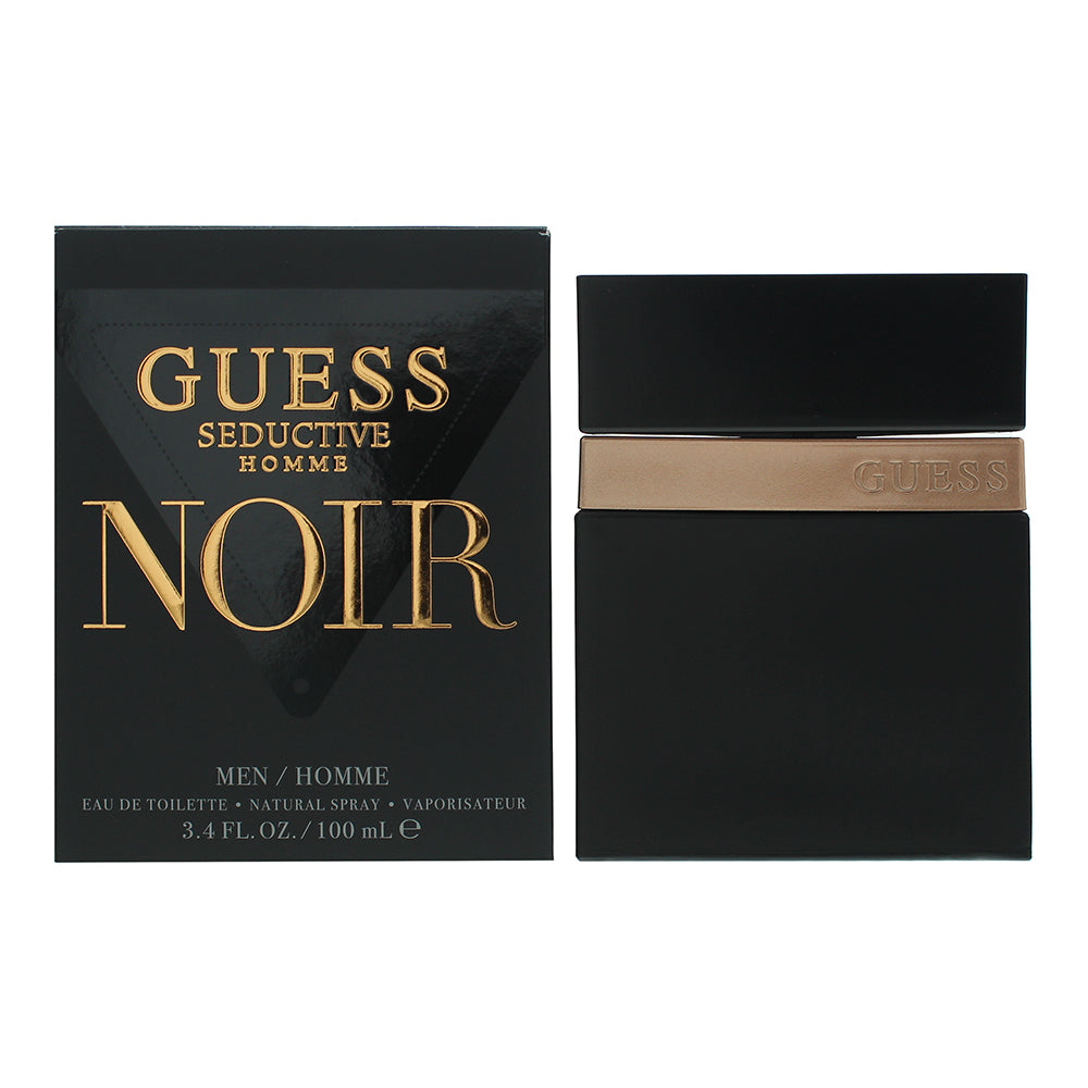 Guess Seductive Homme Noir Eau de Toilette 100ml - Glow Empire