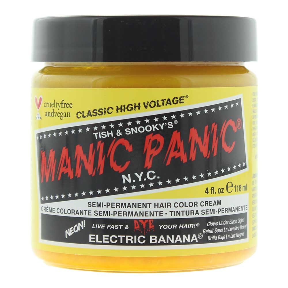 Manic Panic Classic High Voltage Electric Banana Semi-Permanent Hair Color Cream 118ml - Glow Empire