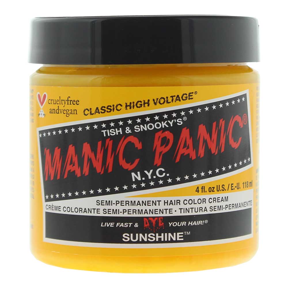 Manic Panic Classic High Voltage Sunshine Semi-Permanent Hair Color Cream 118ml - Glow Empire