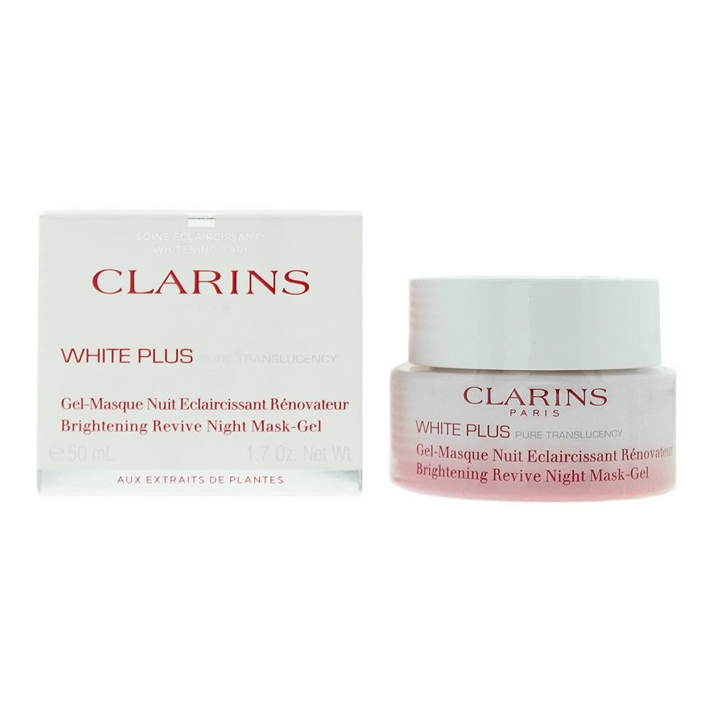 Clarins White Plus Brightening & Renewing Night Gel-Mask 50ml - Glow Empire