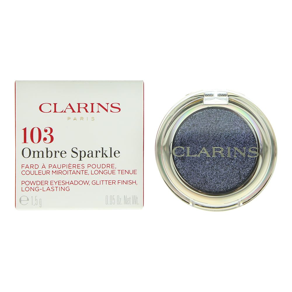 Clarins Ombre Sparkle Eyeshadow 1.5g - 103 Blue Lagoon - Glow Empire
