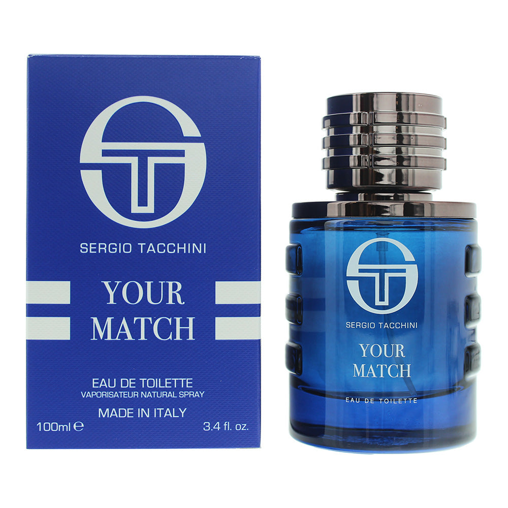 Sergio Tacchini Your Match Eau de Toilette 100ml Spray - Glow Empire