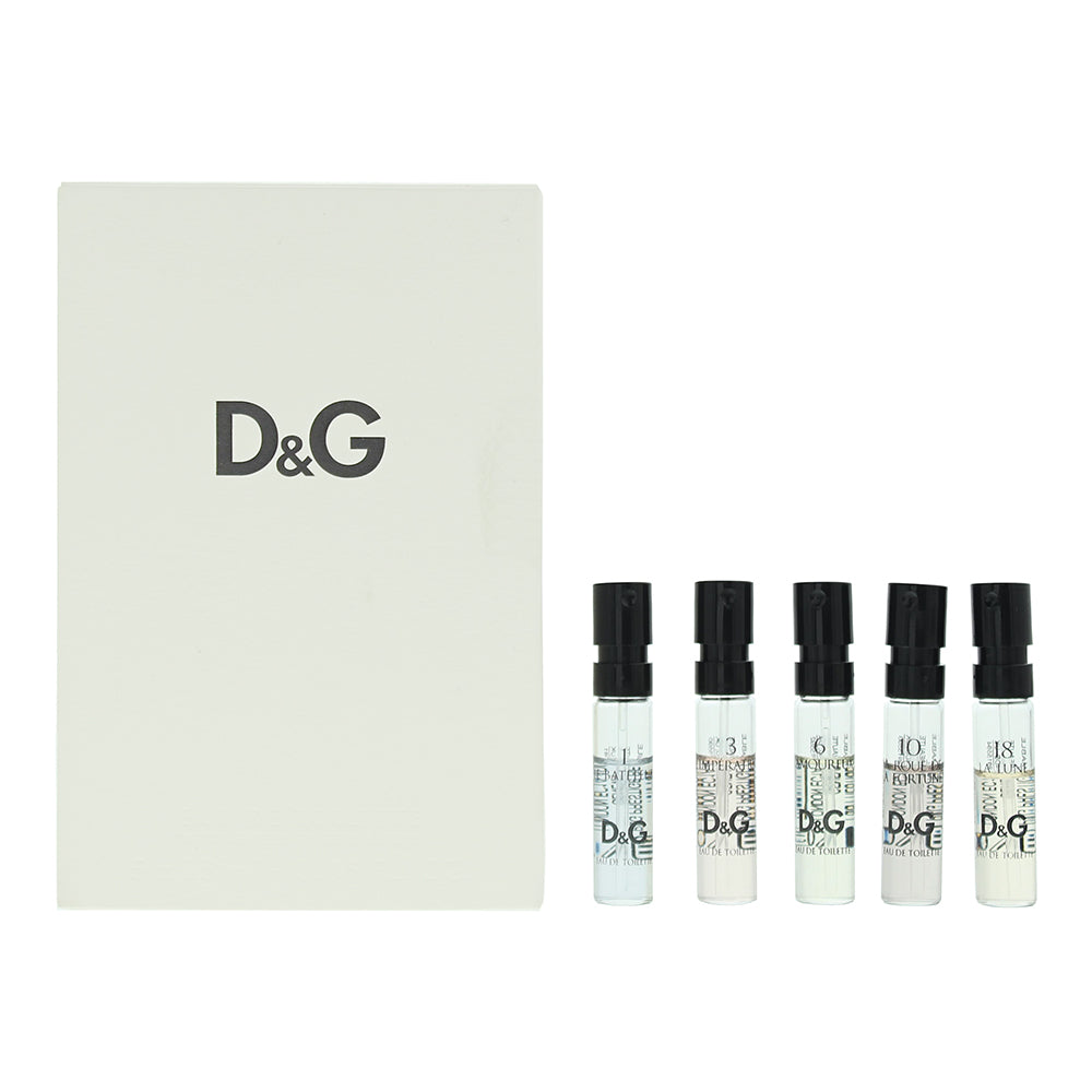 Dolce & Gabbana The Collection Gift Set 5 x 1.5ml (1 + 3 + 6 + 10 + 18) - Glow Empire