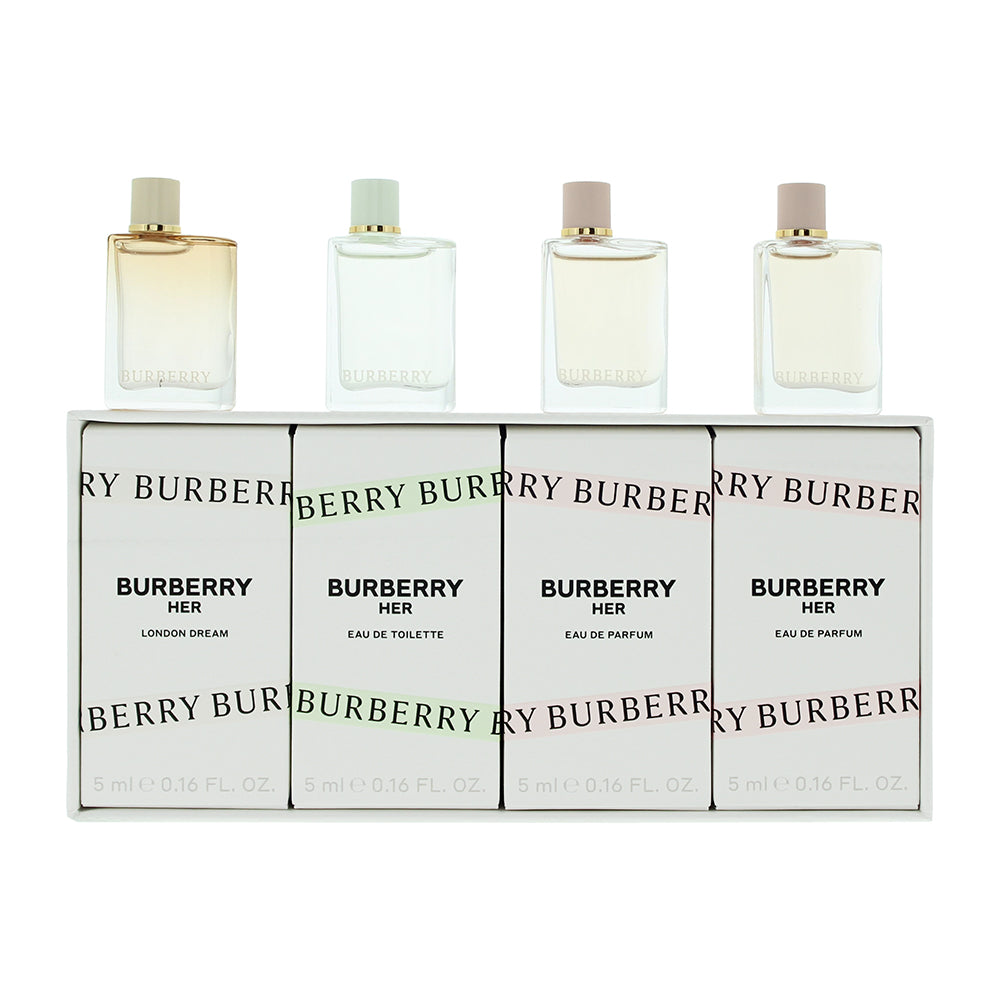 Burberry Miniature Gift Set 2 x 5ml Burberry EDP + 5ml Burberry Her EDT + 5ml Burberry Her London Dream - Glow Empire