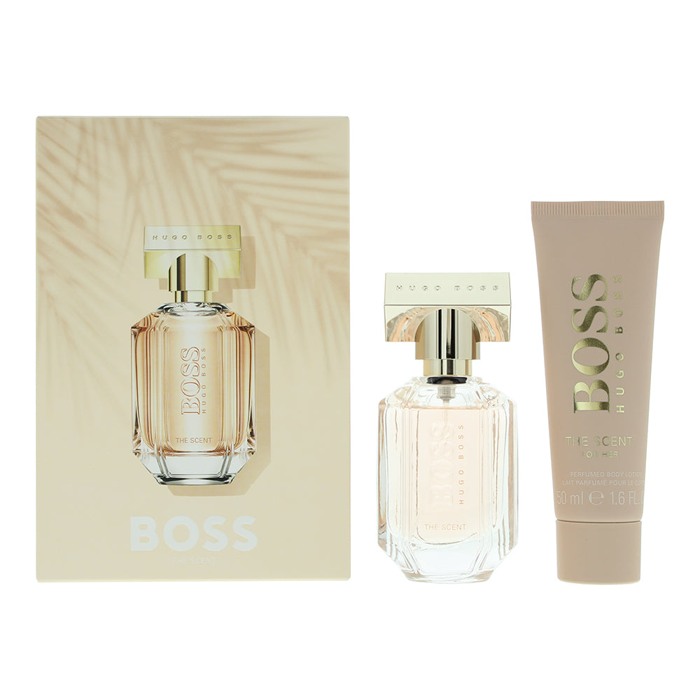 Hugo Boss The Scent 2 Piece Gift Set Eau de Parfum 30ml - Body Lotion 50ml - Glow Empire