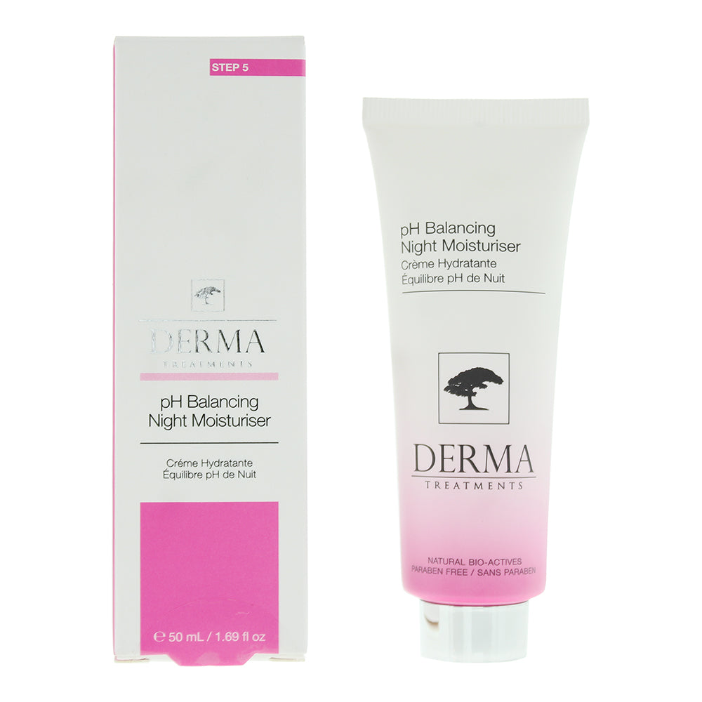 Derma Treatment pH Balancing Night Moisturiser 50ml - Glow Empire