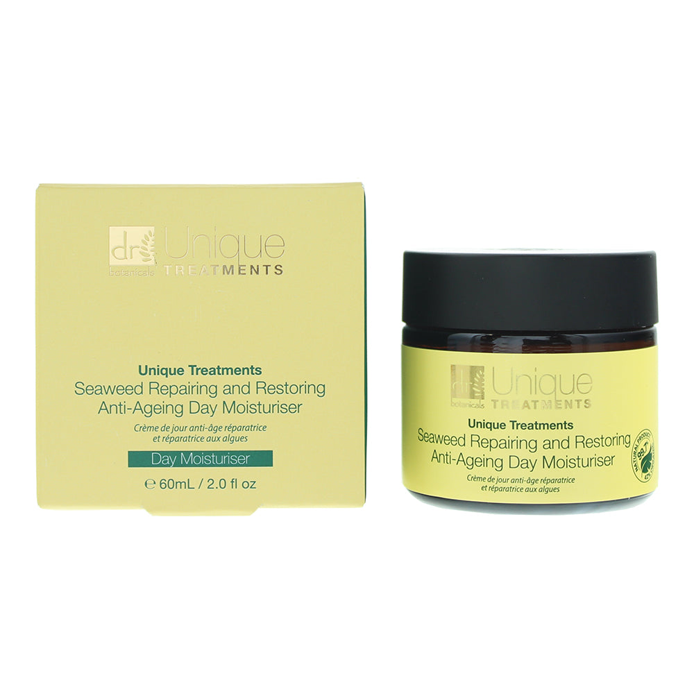 Dr Botanicals Unique Treatments Seaweed Repairing and Restoring Anti-Ageing Day Moisturiser 60ml - Glow Empire