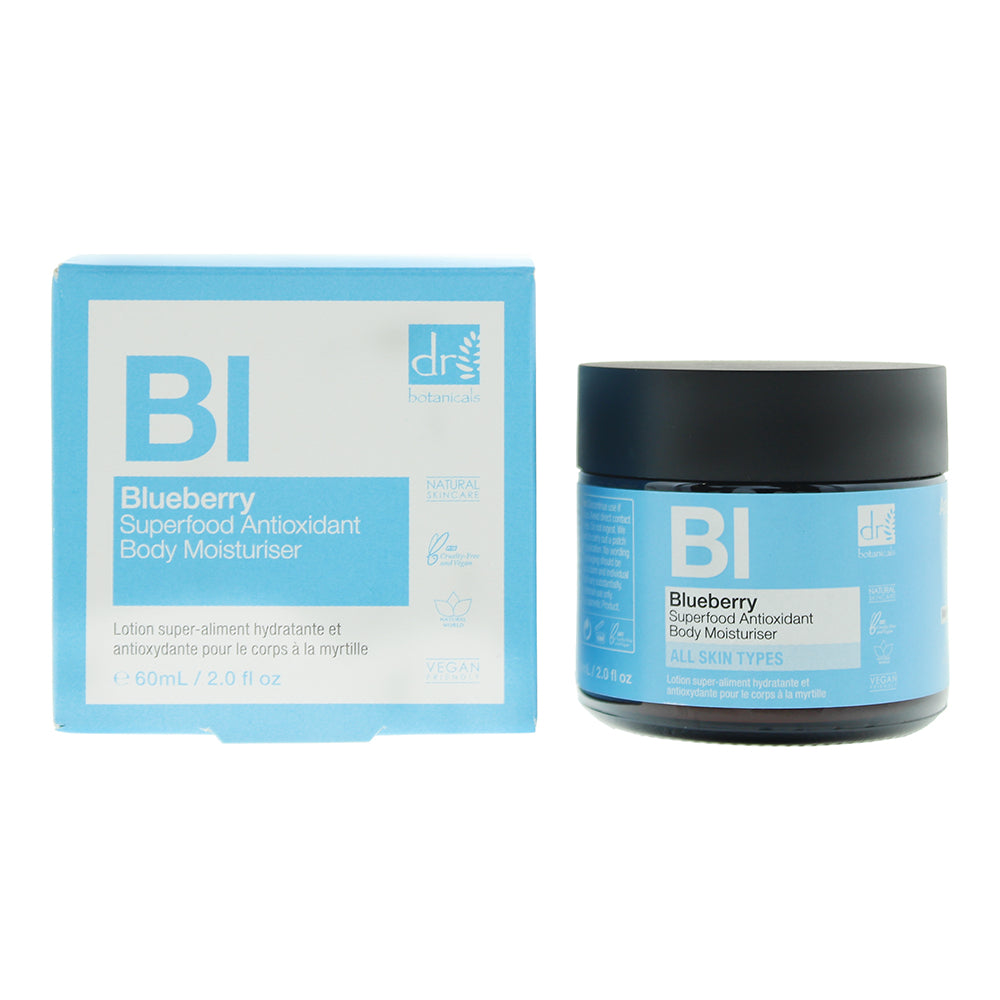 Dr Botanicals BI Blueberry Superfood Antioxidant Body Moisturiser 60ml - Glow Empire