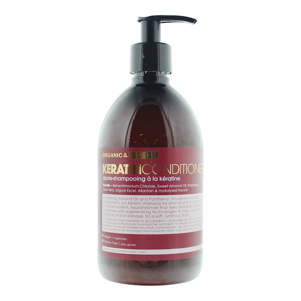 Organic Botanic Keratin Conditioner 500ml - Glow Empire