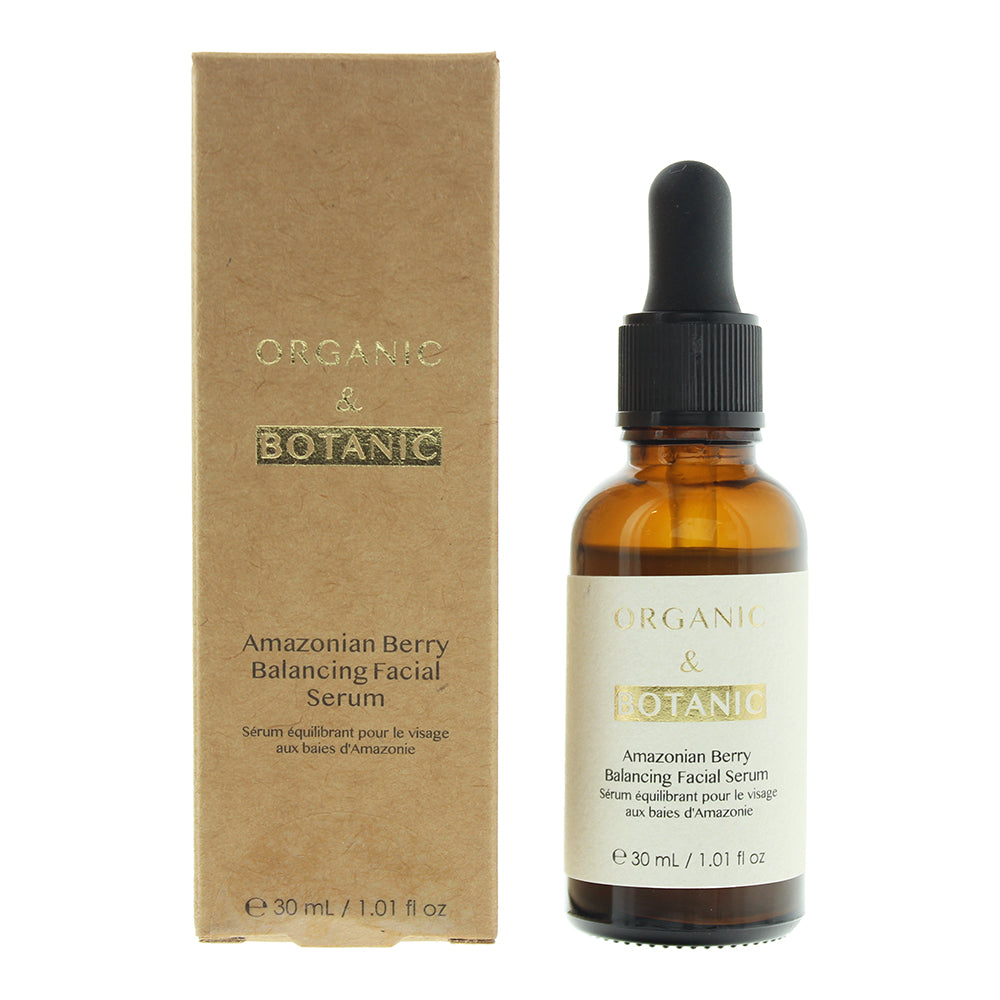 Organic Botanic Amazonian Berry Balancing Facial Serum 30ml - Glow Empire