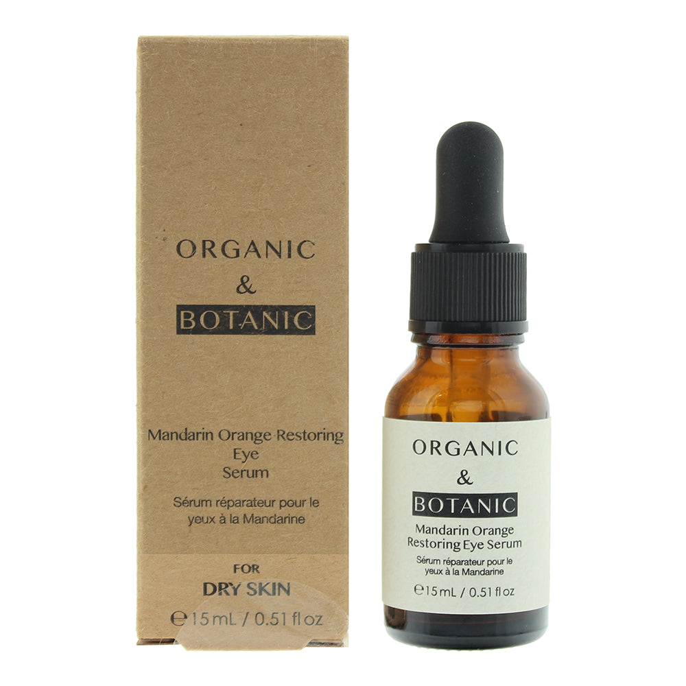 Organic Botanic Mandarin Orange Restoring Eye Serum 15ml - Glow Empire