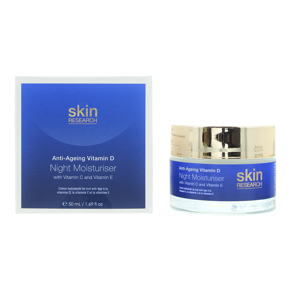 Skin Research Anti-Ageing Vitamin D Night Moisturiser 50ml - Glow Empire