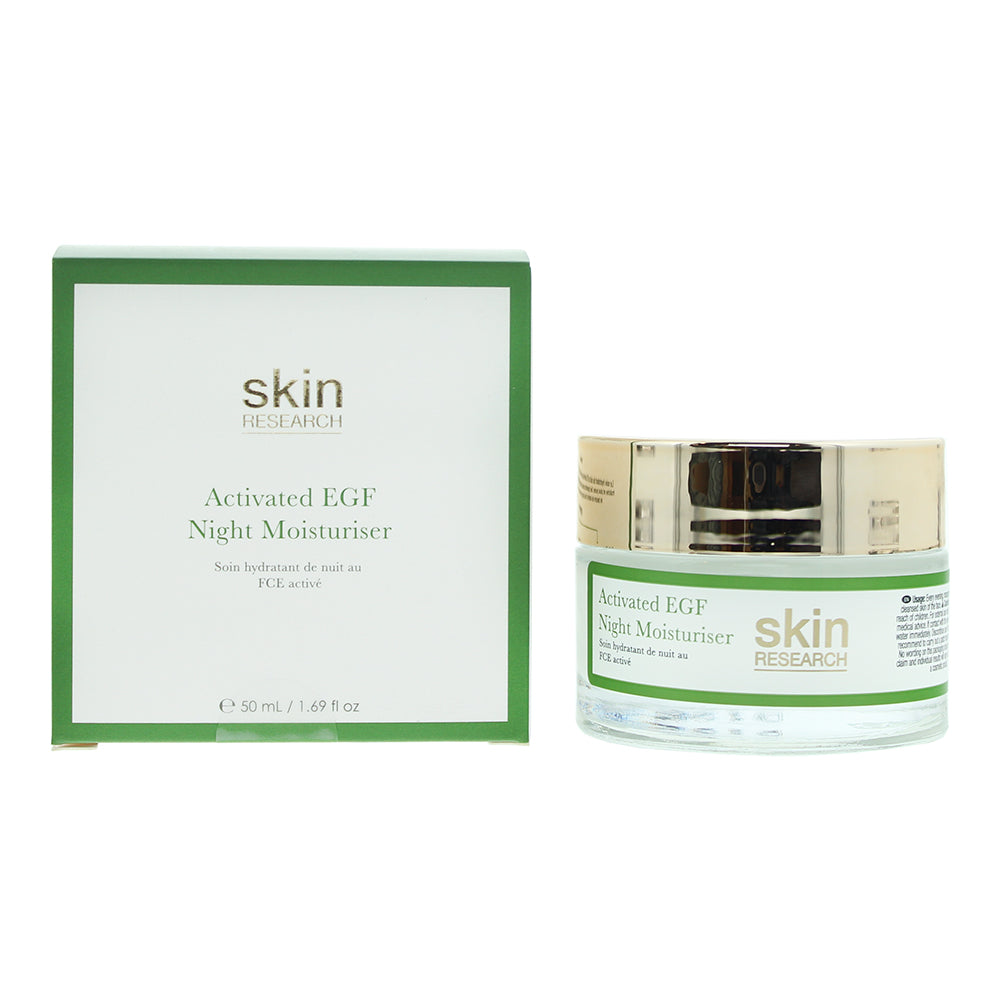 Skin Research Advanced Epidermal Growth Factor Night Moisturiser 50ml - Glow Empire