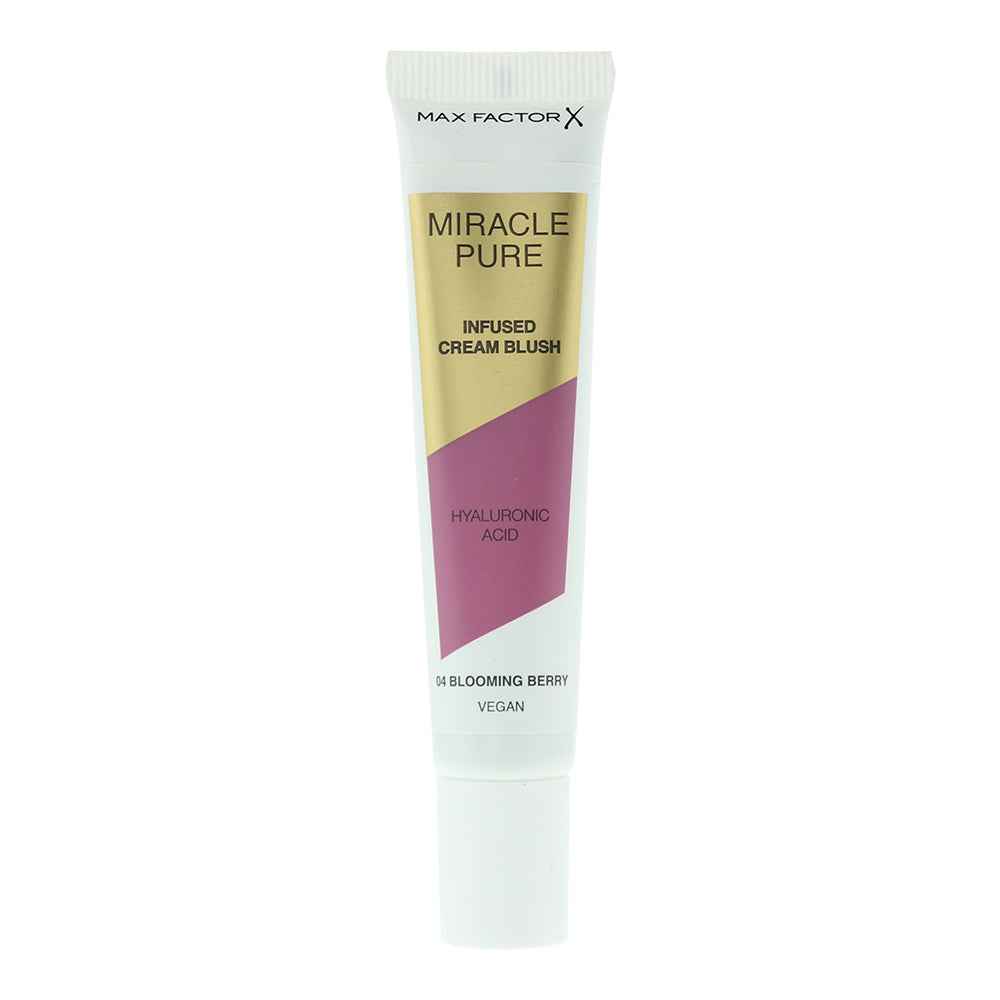 Max Factor Miracle Pure 04 Blooming Berry Infused Cream Blush 15ml - Glow Empire