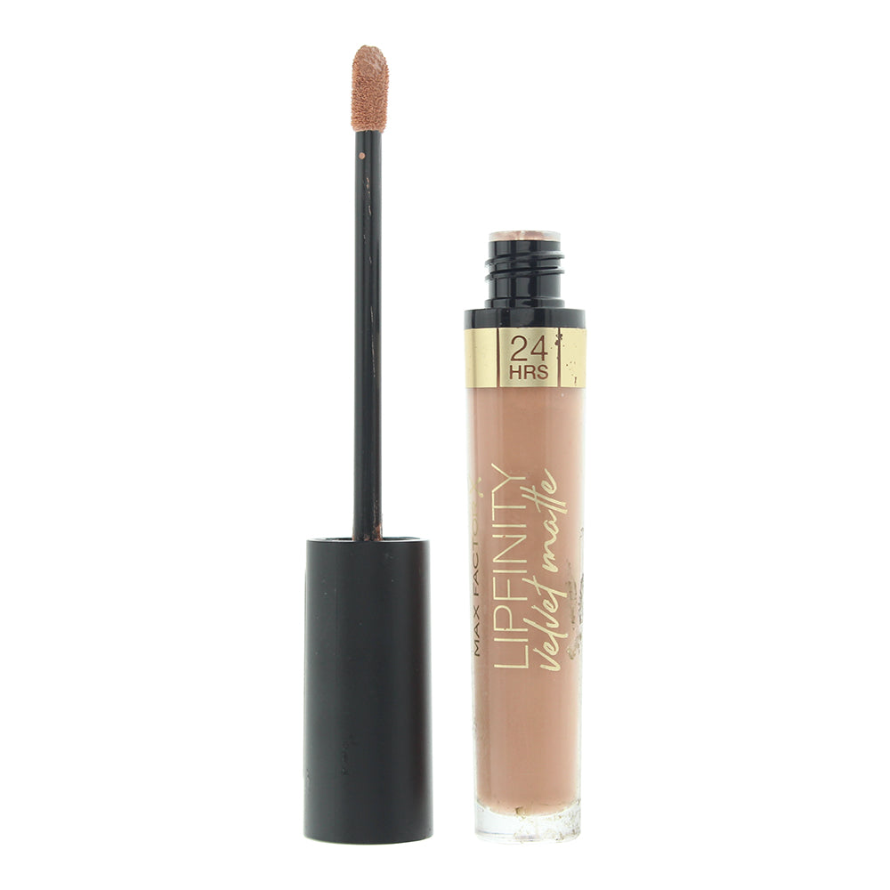 Max Factor Lipfinity Velvet Matte 040 Luxe Nude Liquid Lipstick 3.5ml - Glow Empire